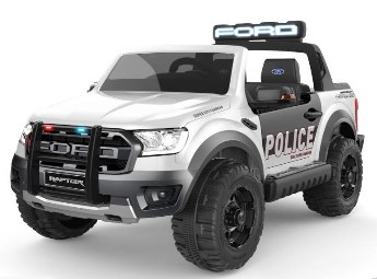 Masinuta electrica FORD RAPTOR POLITIE 4x4 12 volti cu telecomanda